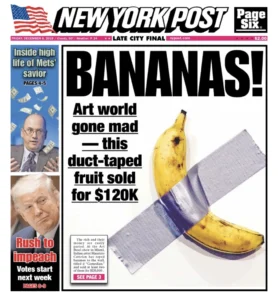 Обложка The New York Post от 6 декабря 2019 года